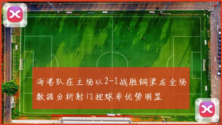 海港队在主场以2-1战胜铜梁龙全场数据分析射门控球率优势明显